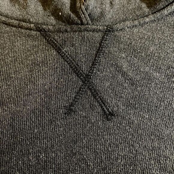 NWT Style &Co grey men hoodie ribbed long sleeves size XXL - Picture 5 of 10